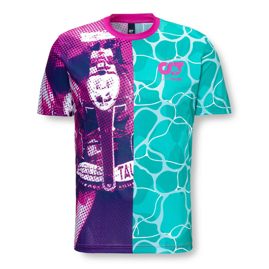2023 AlphaTauri F1™ Miami Grand Prix T-shirt - Men - Green and Purple