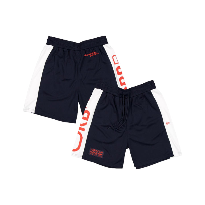 2025 New Era Red Bull Racing ™ Graphic Mesh Shorts - Men - Navy