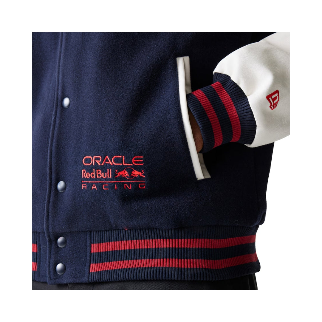 2025 New Era Red Bull Racing ™ Team Varsity Jacket - Navy