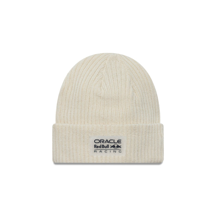 Oracle Red Bull Racing F1™ New Era Repreve Adult Short Cuff Beanie – Cream