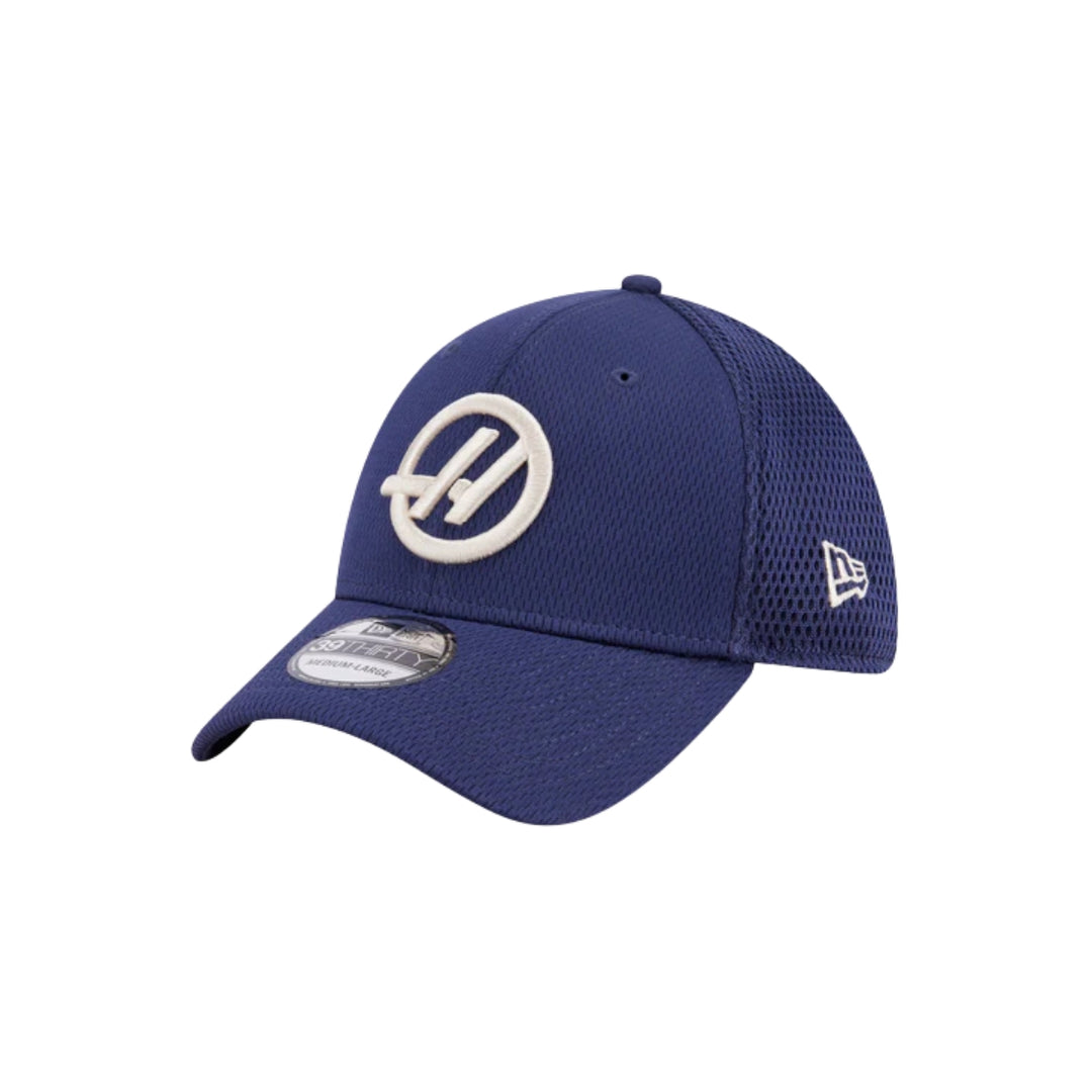 2025 Haas  F1™ Team New Era Dashmark 39THIRTY Fitted Hat – Navy (M/L)