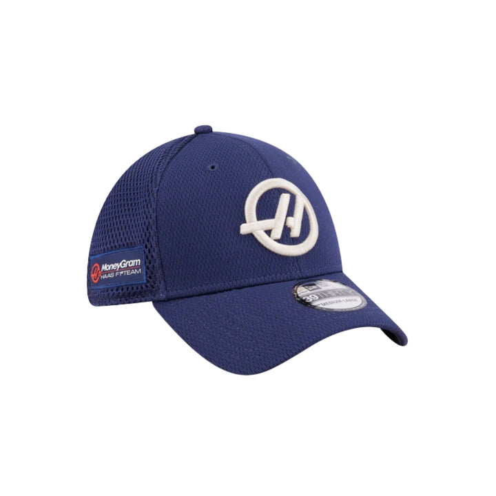 2025 Haas  F1™ Team New Era Dashmark 39THIRTY Fitted Hat – Navy (M/L)