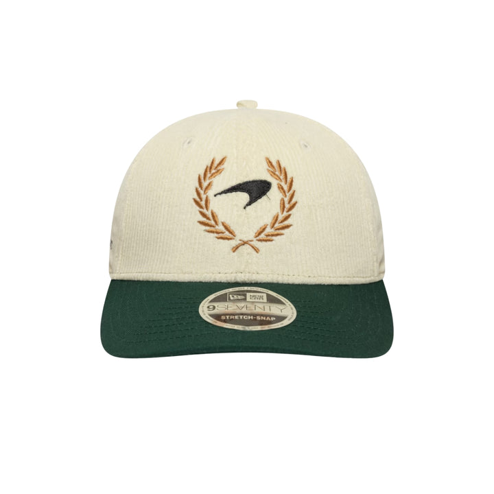 McLaren F1™ Team New Era Adult New Era 9SEVENTY Cord Cap - Cream/Green