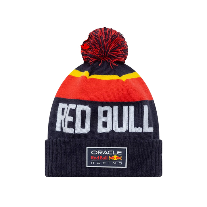 2025 Oracle Red Bull Racing F1™ Team Pom Pom Cuff Beanie Hat – Navy