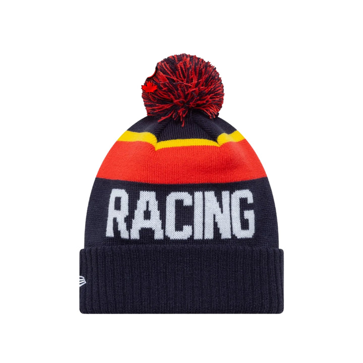2025 Oracle Red Bull Racing F1™ Team Pom Pom Cuff Beanie Hat – Navy