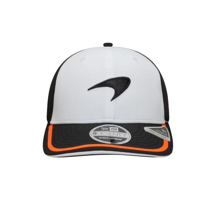 McLaren F1™ Team New Era Retro Adult  9SEVENTY Stretch Snap Cap - White/Black