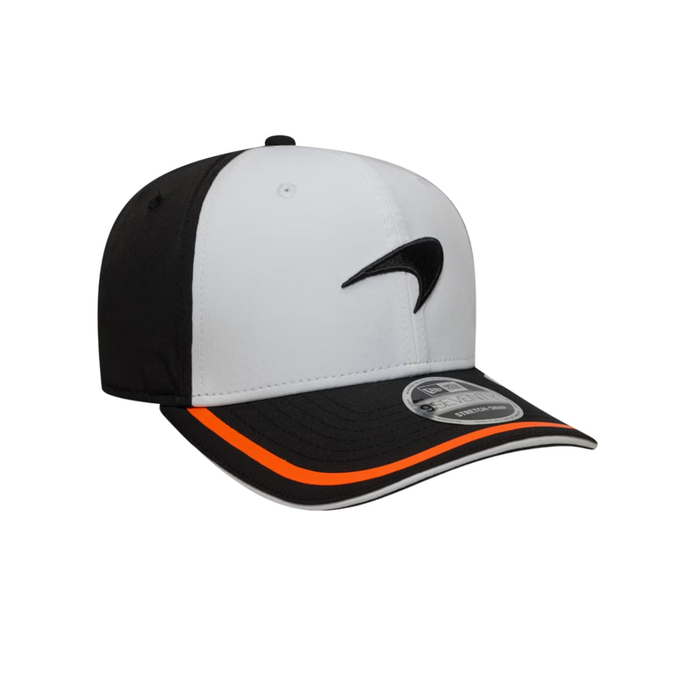 McLaren F1™ Team New Era Retro Adult  9SEVENTY Stretch Snap Cap - White/Black