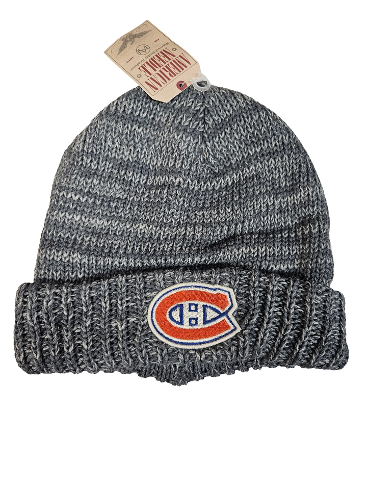 American Needle Montreal Canadiens Cuffed Knit Beanie - Men - Grey