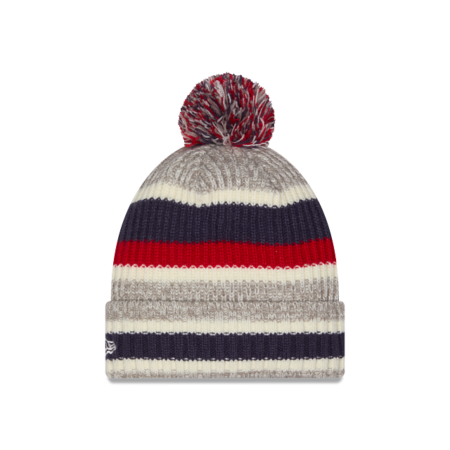 Gorro de invierno con pompón para jóvenes Montreal Canadiens NHL New Era – Gris multicolor