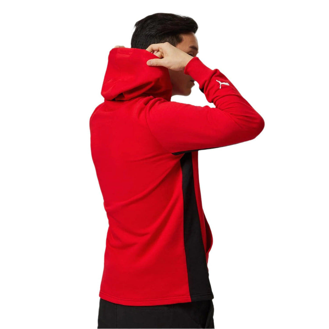 Scuderia Ferrari F1™ Team Big Shield Mens Hooded Sweatshirt- Red/Black