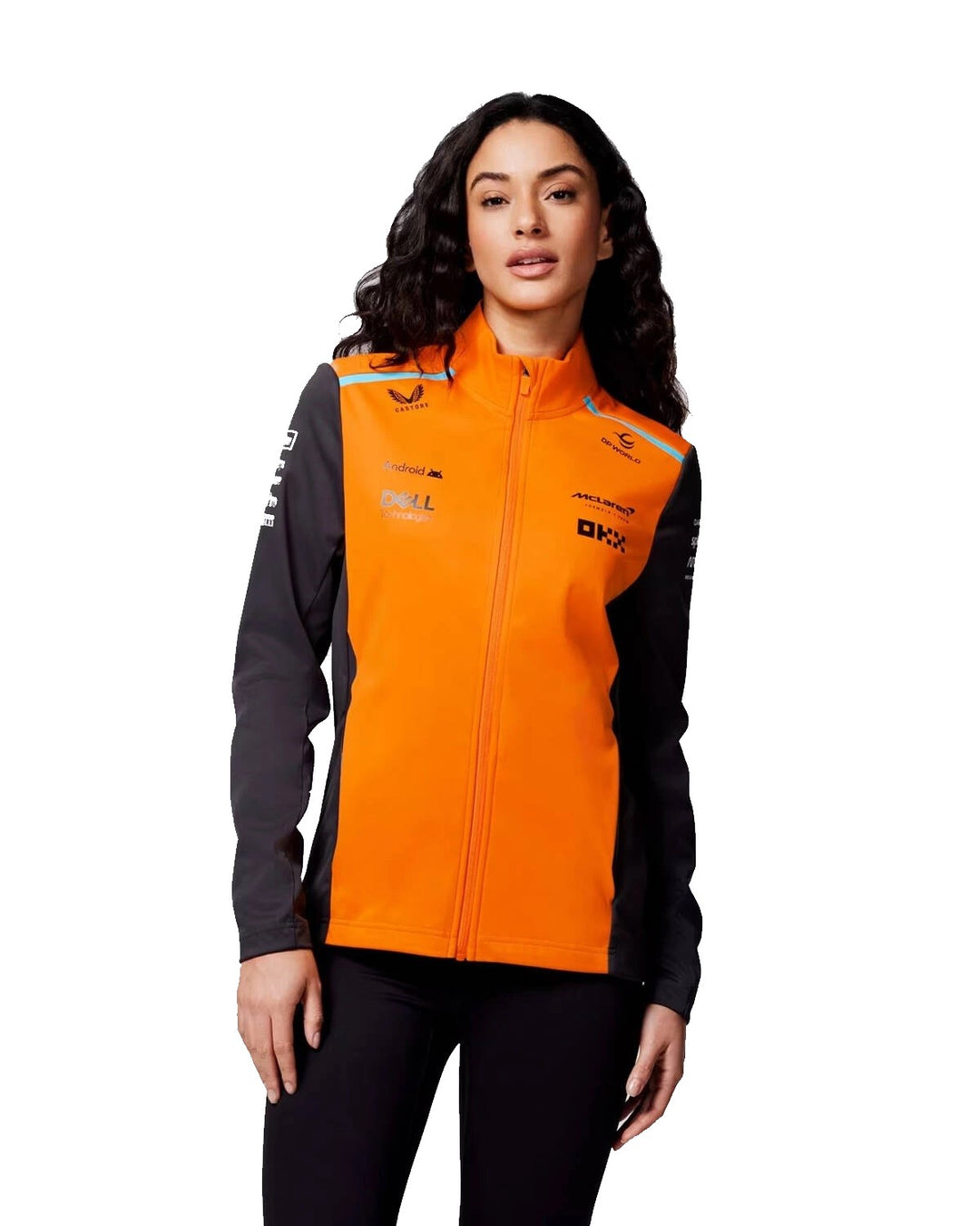 2024 McLaren F1™ Women's Softshell Jacket - Papaya Orange