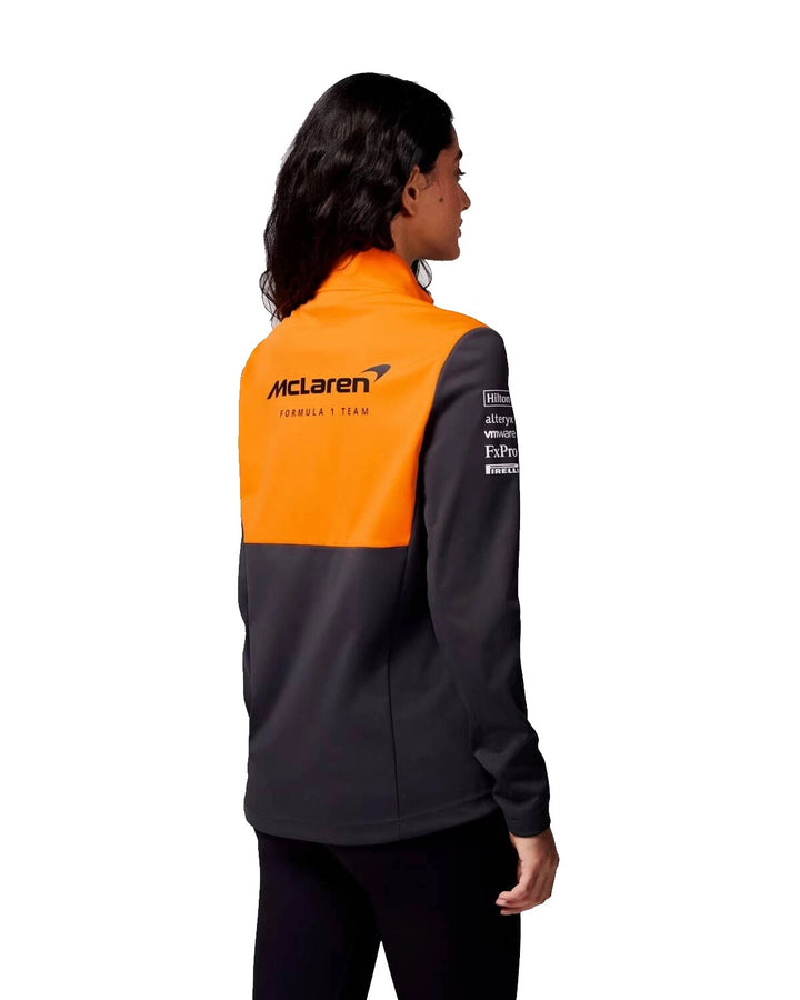 2024 McLaren F1™ Women's Softshell Jacket - Papaya Orange