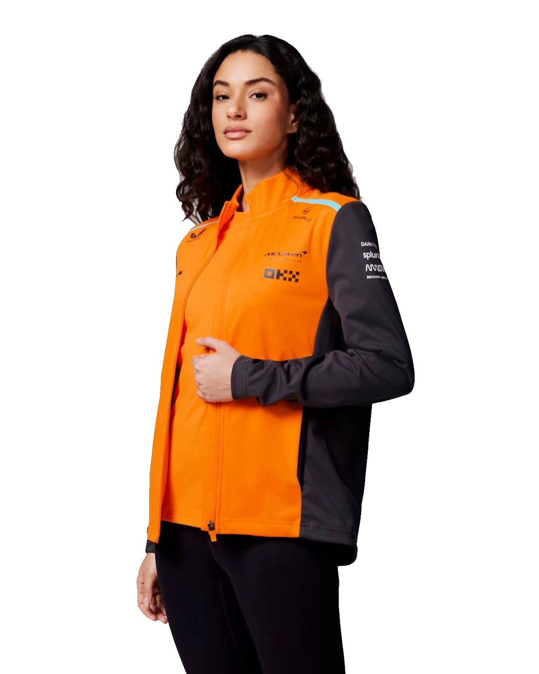 2024 McLaren F1™ Women's Softshell Jacket - Papaya Orange