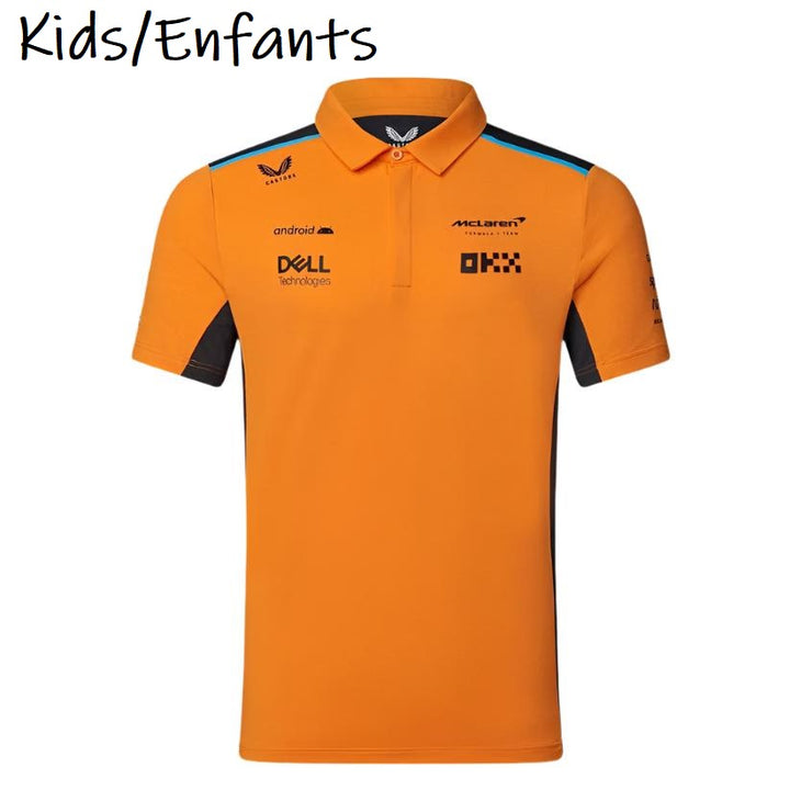 McLaren F1™ Team Unisex Kids Polo Shirt - Papaya Orange