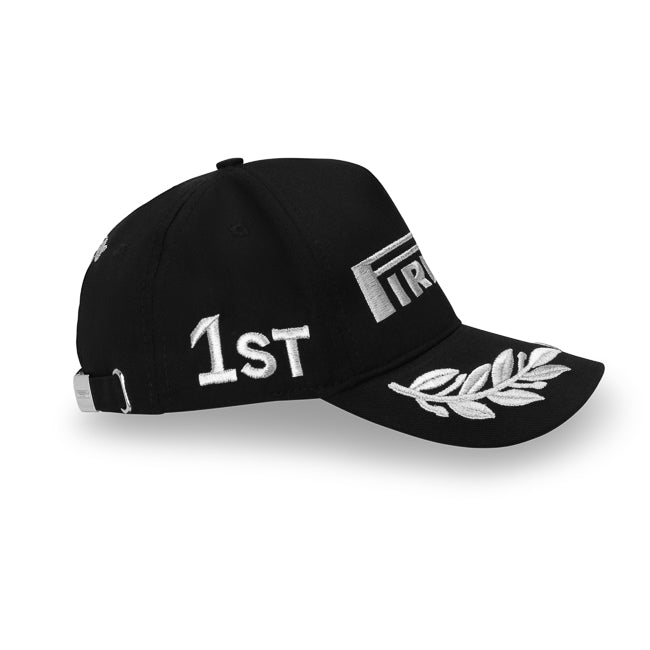 Pirelli F1™ Podium 1st Place Silver Edition Adult Cap - Black