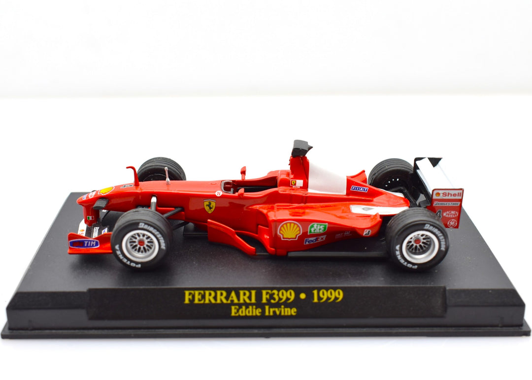 Eddie Irvine Ferrari F399 #4 formula 1 1999 1:43 Scale Die Cast Car by Altaya in Red