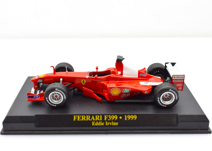 Eddie Irvine Ferrari F399 #4 formula 1 1999 1:43 Scale Die Cast Car by Altaya in Red
