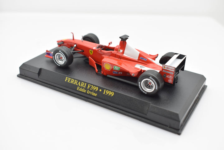 Model of Eddie Irvine Ferrari F399 #4 formula 1 1999 1:43 Altaya - Red 
