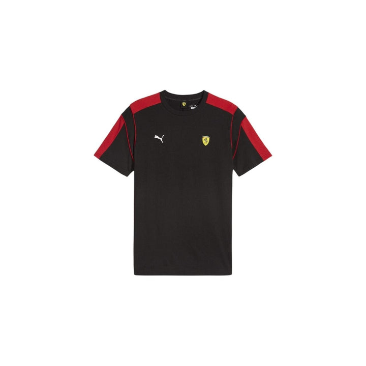 2025 Scuderia Ferrari F1™ Men's MT7 Tee 'Rosso Corsa' - Black