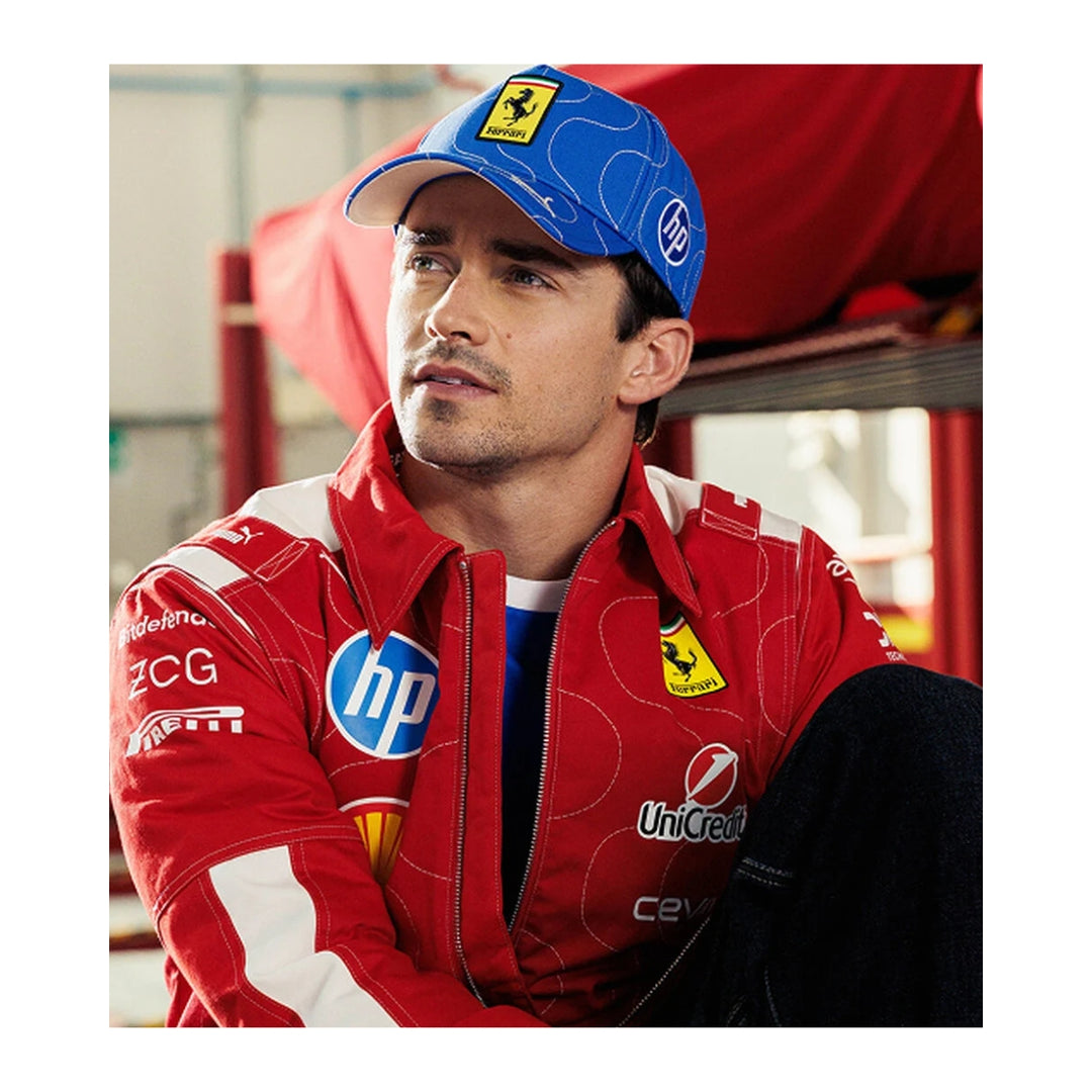 2025 Scuderia Ferrari HP F1™ Monza Limited Edition Baseball Cap - Blu Scozia
