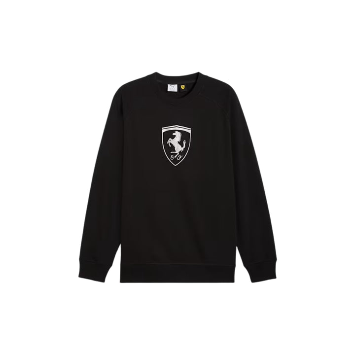 2025 Scuderia Ferrari HP F1™  Men’s Tonal Shield Crew Sweatshirt - Black/Red