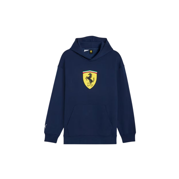 2025 Scuderia Ferrari F1™ Race Men's Fleece Hoodie - Speed Yellow / Black /  Rosso Corsa Red