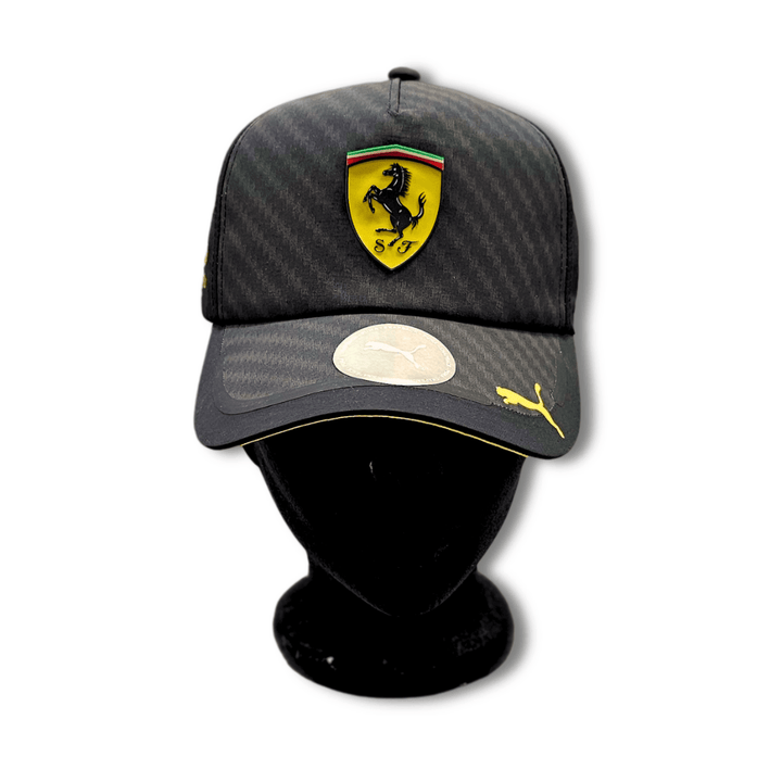 2024 Scuderia Ferrari Charles Leclerc Personally Signed Monza GP Cap - Black