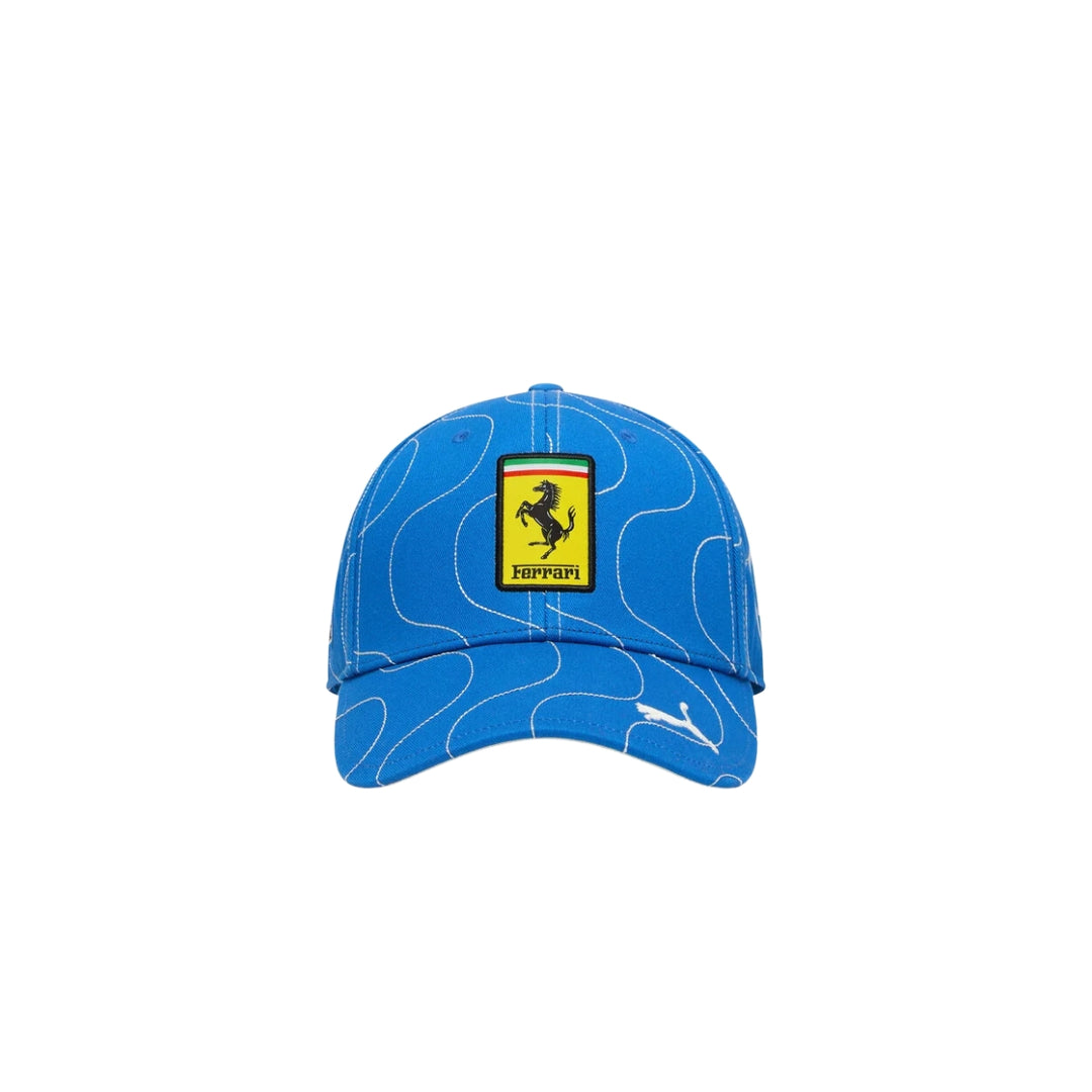 2025 Scuderia Ferrari HP F1™ Monza Limited Edition Baseball Cap - Blu Scozia