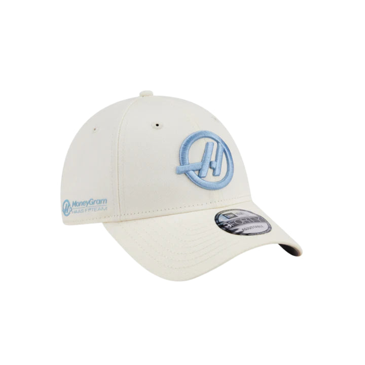 2025 Haas F1™ Team Seasonal Men's 9Forty Baseball Cap - Beige/Blue