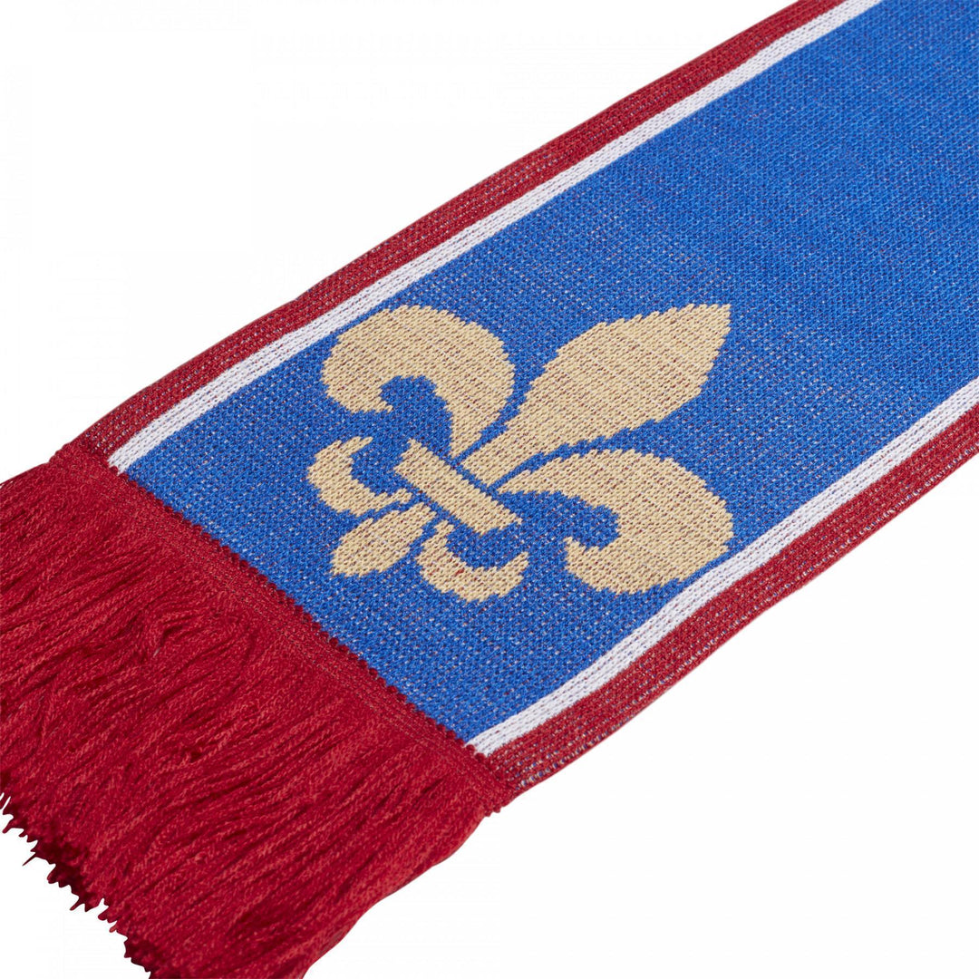 Official French FIFA® France Soccer FC Team Adidas Fan Scarf - Blue