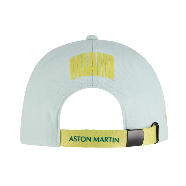 Aston MArtin F1 Team Miami GP Men's Baseball Adult Cap Mint Green 