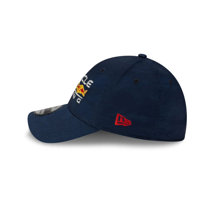 2025 Red Bull Racing F1™ Team 39Thirty Tonal Camo Stretch Fit Men's Baseball Cap - Blue