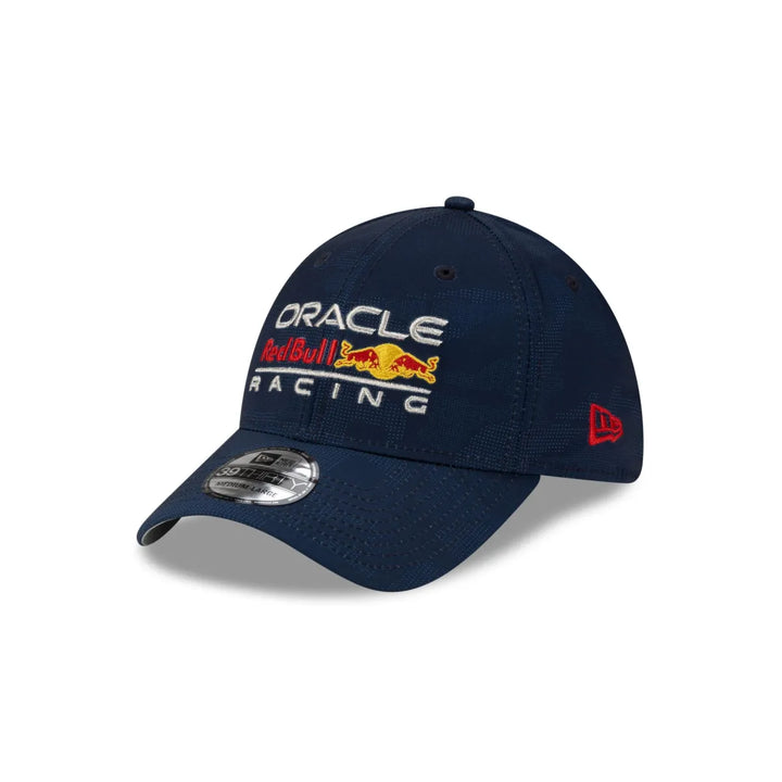2025 Red Bull Racing F1™ Team 39Thirty Tonal Camo Stretch Fit Adult Baseball Cap - Blue