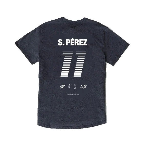 ACAPELLA x SERGIO PEREZ Basic Men's T-Shirt - Navy