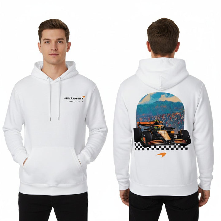 Sweat à capuche pour homme McLaren F1™ Team Auto Racing – Blanc