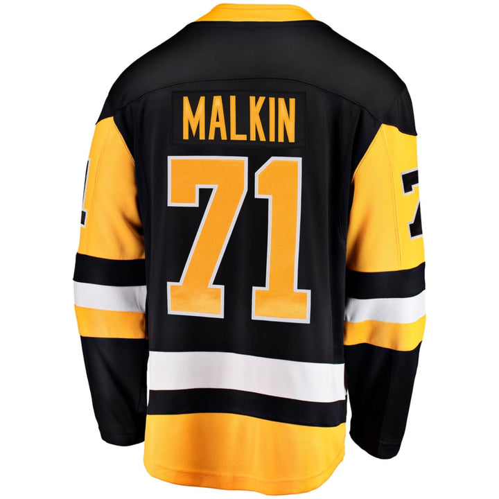 Pittsburgh Penguins Evgeni Malkin Breakaway Hockey Jersey - Men - Black