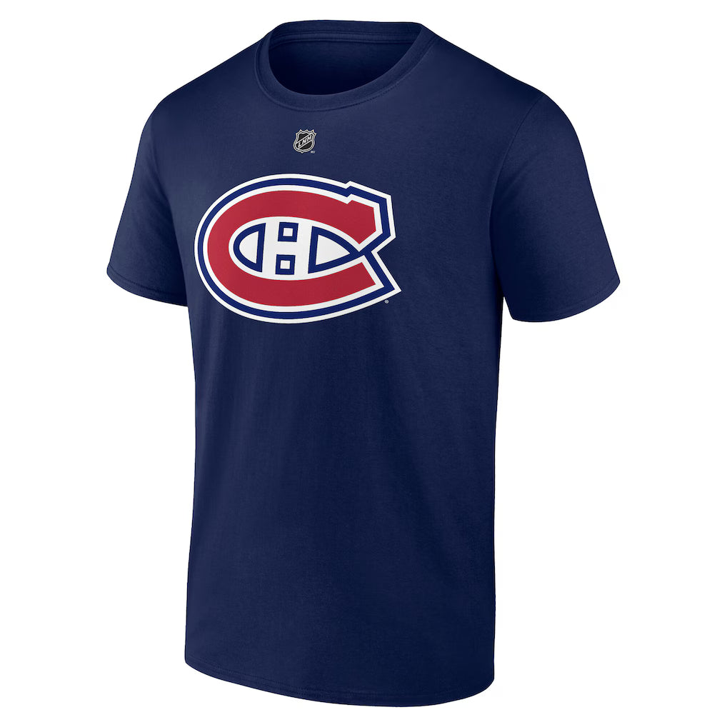 Ivan Demidov Montreal Canadiens NHL Authentic Stack Cotton Men's T-Shirt - Navy