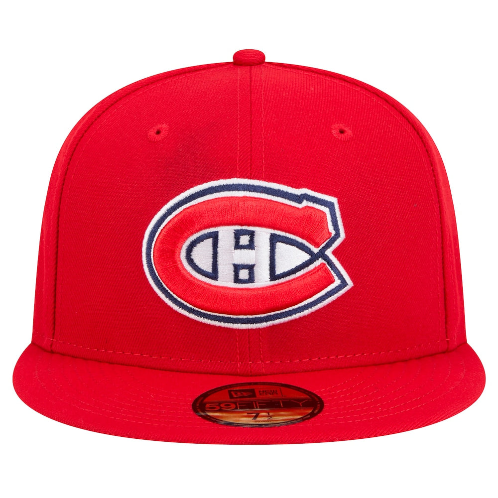 Men's Montreal Canadiens New Era Red Core 59FIFTY Fitted Hat