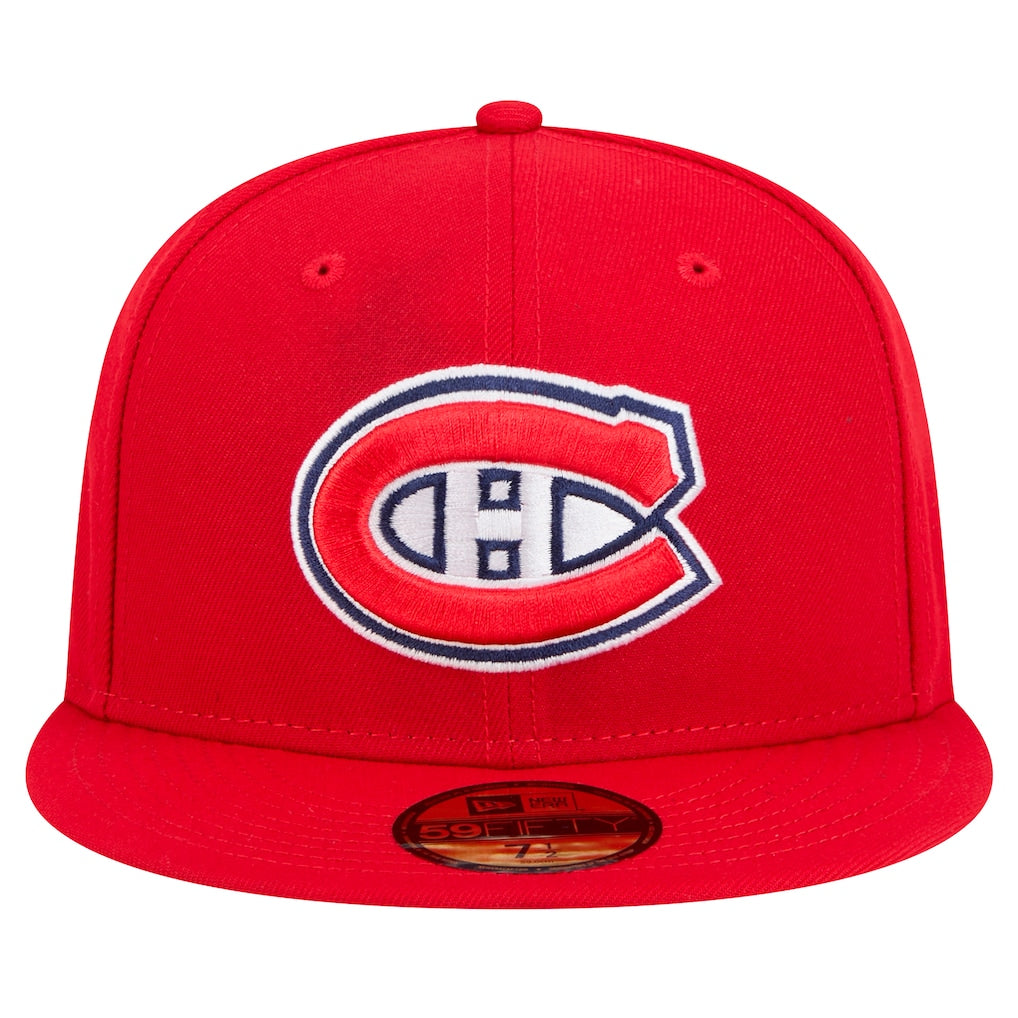 Men's Montreal Canadiens New Era Red Core 59FIFTY Fitted Hat