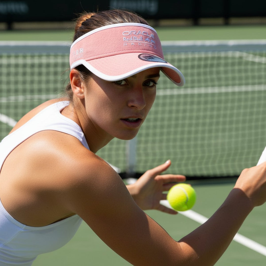 Oracle Red Bull Racing F1 Team Miami Grand Prix Women's Tennis Visor - Pink