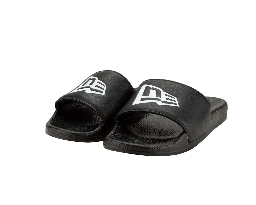 NEW ERA® Brand AX20 Men's Slides Sandals - Black and White