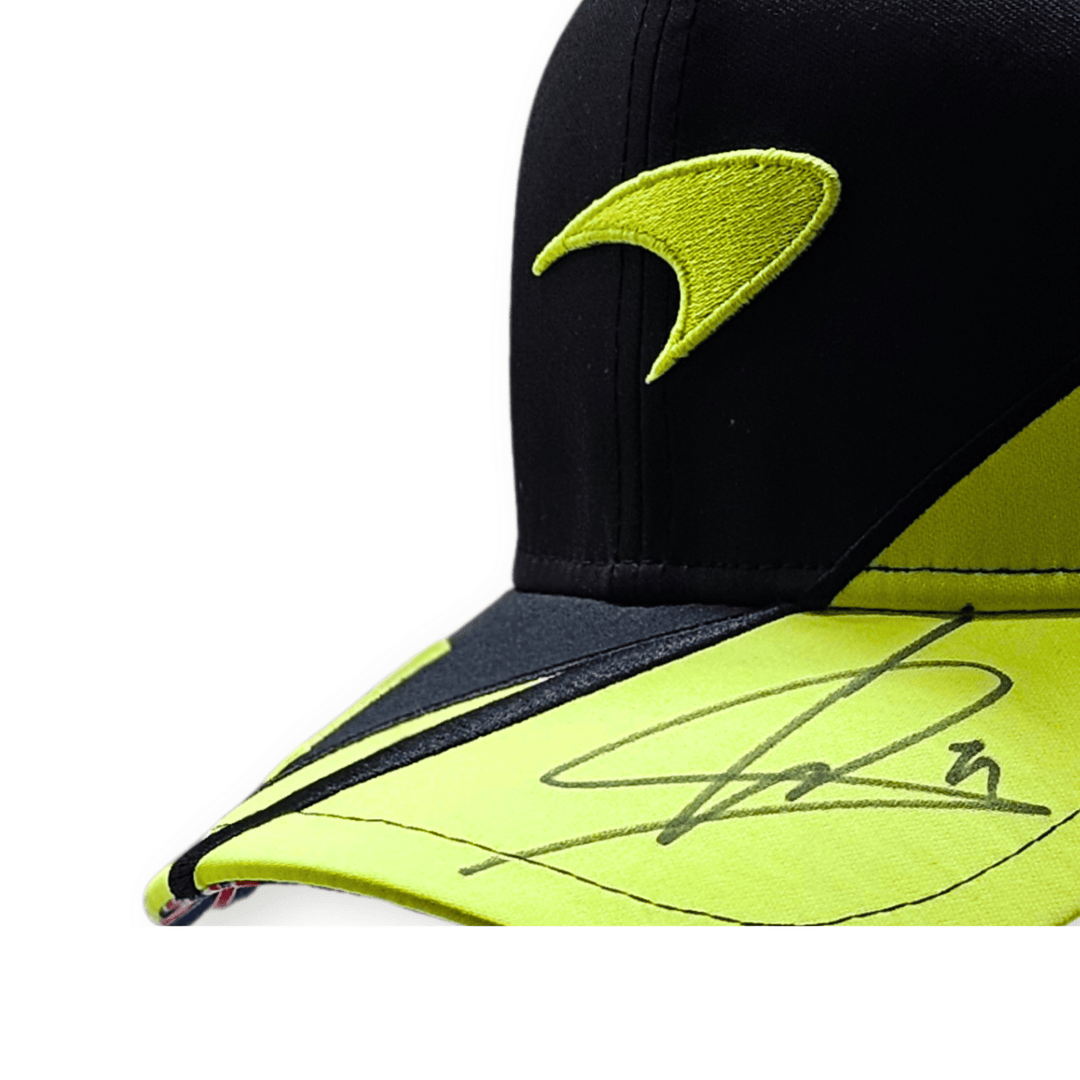 2024 McLaren F1™ Lando Norris Personally Signed Silverstone GP Special Edition Cap - Black