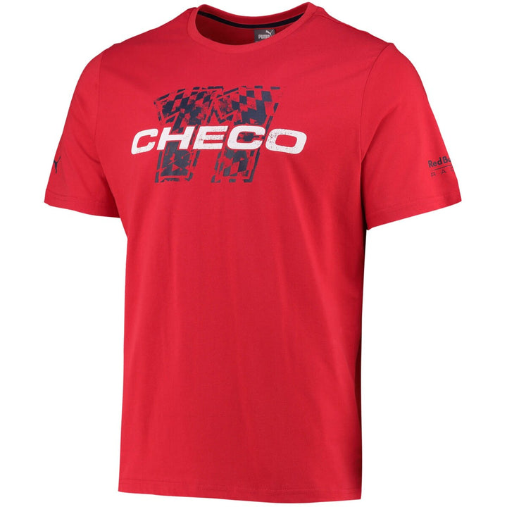 Sergio Perez 'Checo' Red Bull Racing Graphic Men's T-Shirt - Red