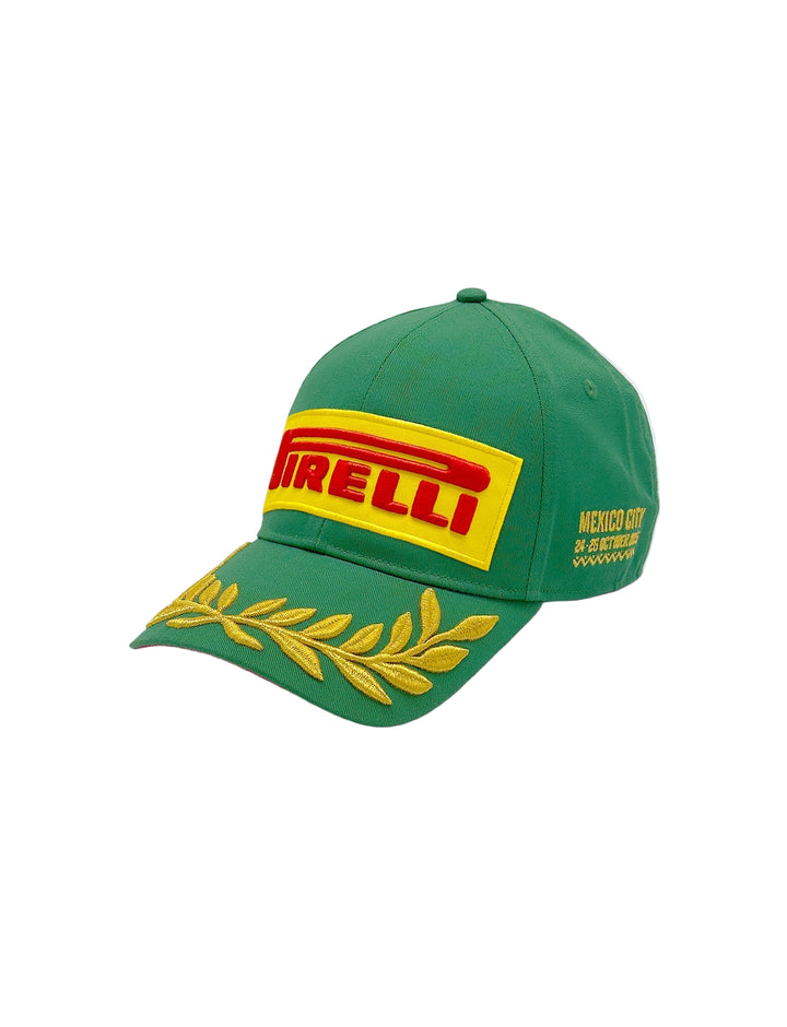2025 F1 Pirelli Podium Cap - Special Edition Mexico - Green - Gorra Mexico 