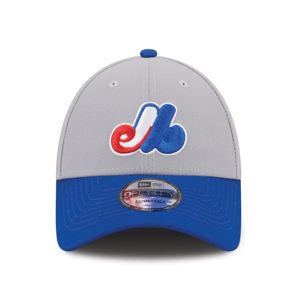 YOUTH Montreal Expos Baseball Team New Era® 9Forty Stretch Snap - Kids - Grey