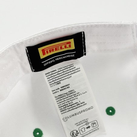 2024 Pirelli F1™ Podium Monza GP™ Special Edition Men's Cap - White