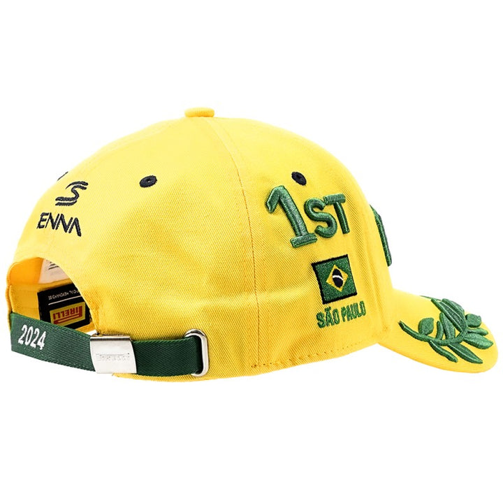 2024 Pirelli Special Edition Brazil GP Men's Baseball Adult Cap - Yellow