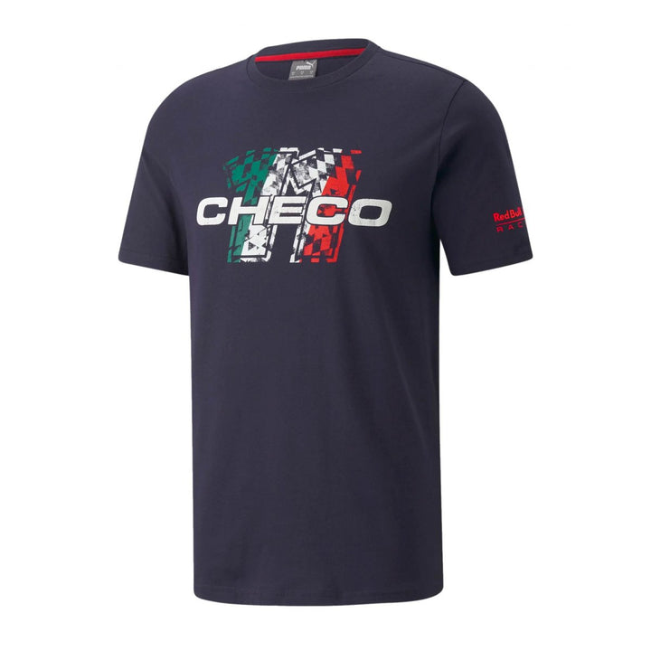 Sergio Perez 'Checo' Red Bull Racing Graphic Men's T-Shirt - Blue