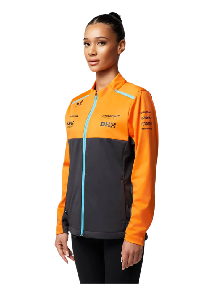 McLaren F1™ Softshell Women's Jacket - Phantom/Autumn Glory