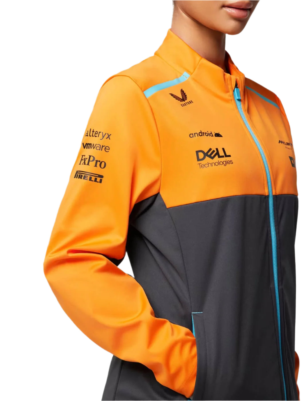 McLaren F1™ Softshell Women's Jacket - Phantom/Autumn Glory